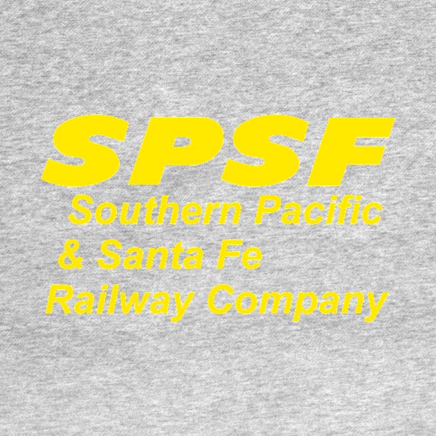 SPSF Yellow Logo with Lettering by Kodachrome Railway Colors